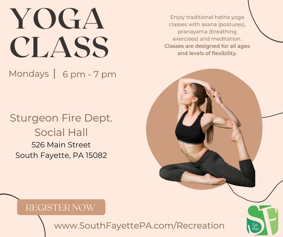 Yoga classes at Sturgeon Fire Hall