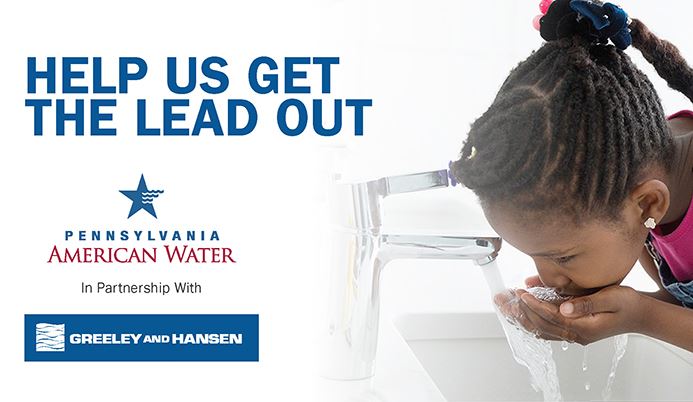 Help us get the led out with child drinking water from faucet