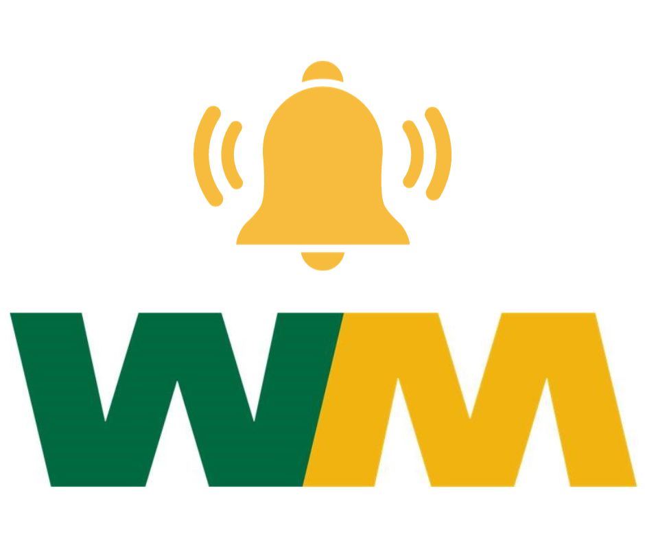WM logo with alert bell 