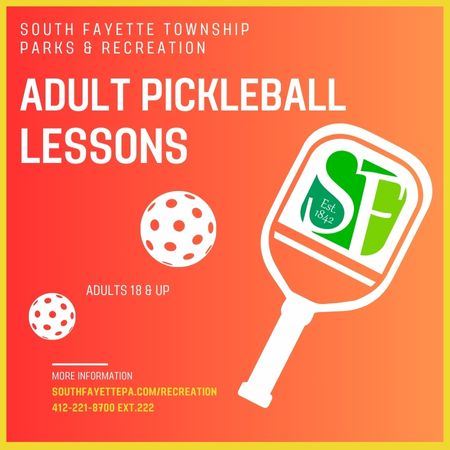 Adult Pickleball flyer
